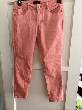 Miss Poured in Blue brand Coral Cropped Slim Ankle Jeans